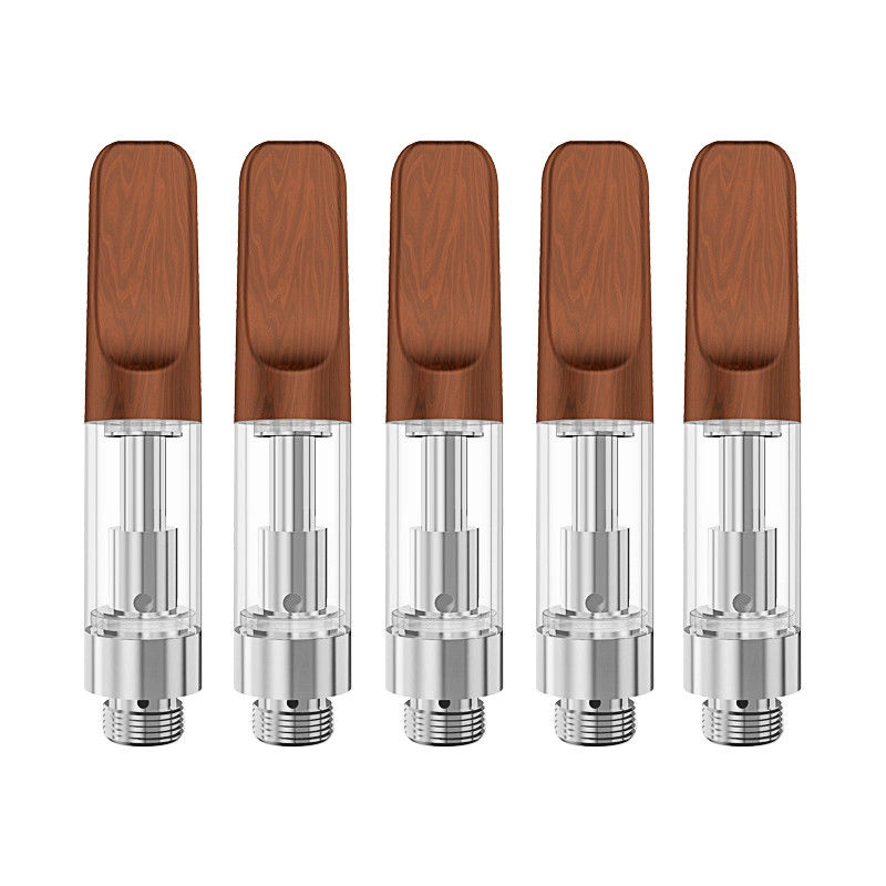 Intake Oil Hole 2.0mm*4 Disposable CBD Cartridge Wood Tip Cartridge 1.6ohm