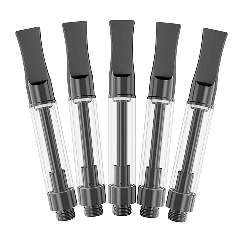 1000mg Black Delta 8 Delta 9 HHC Live Resin Distillate Cart With Flat Tip