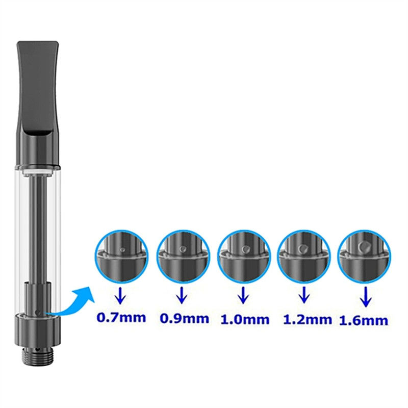 1000mg Black Delta 8 Delta 9 HHC Live Resin Distillate Cart With Flat Tip
