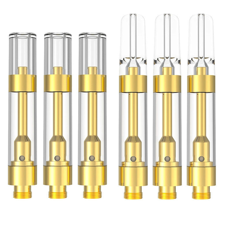 0.5ml 0.8ml 1.0ml Disposable THC Cartridges 510 Thread With Leak Proof