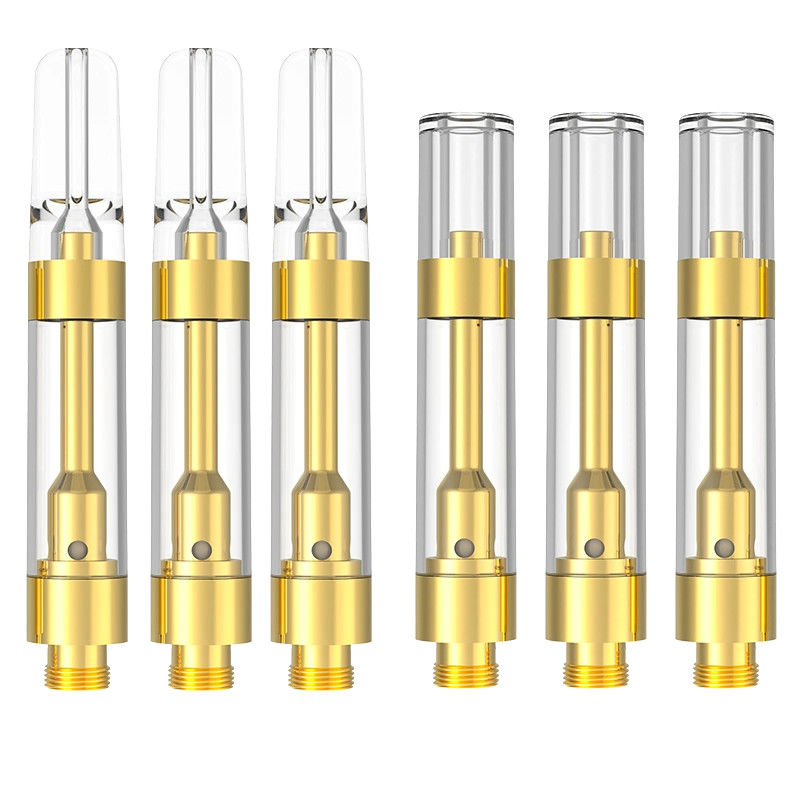 0.5ml 0.8ml 1.0ml Disposable THC Cartridges 510 Thread With Leak Proof