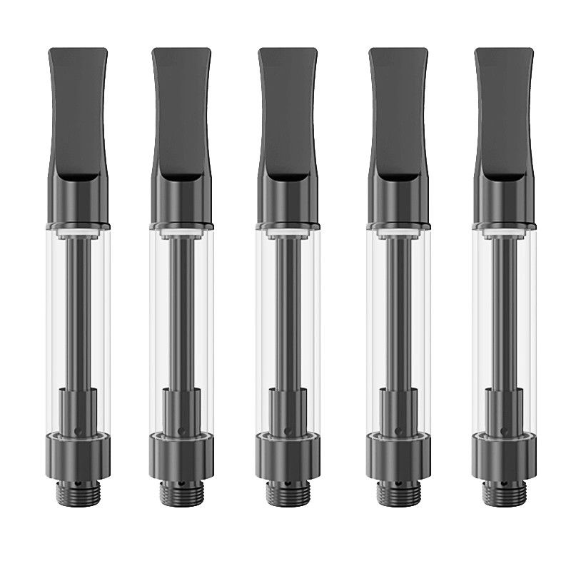 Empty 1.0mL Black Delta 8 Delta 9 D8 D9 THC Live Resin Cartridge