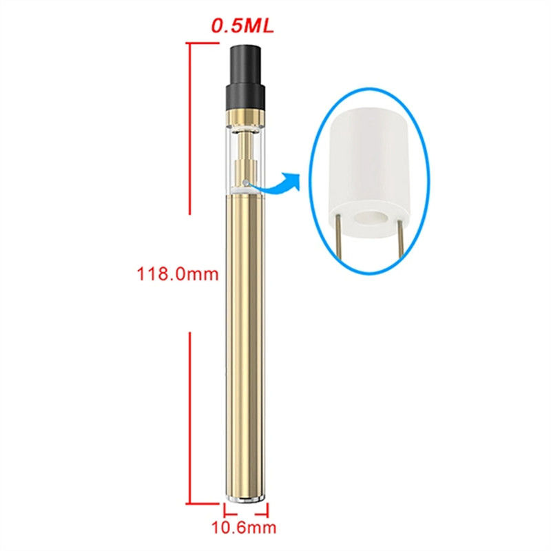 Customized 300mg 500mg Empty CBD Delta 8 Full Spectrum Cbd Oil Vape Pen With LOGO