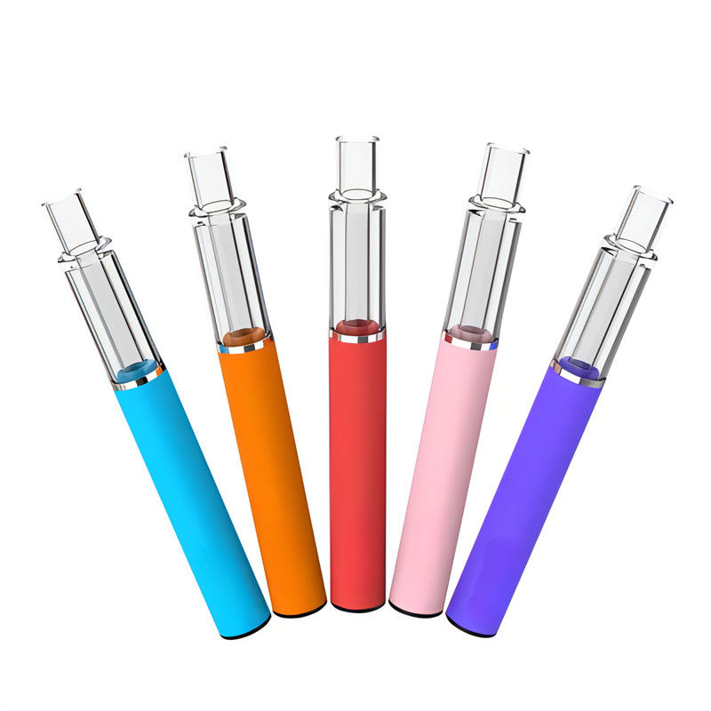 0.5ml 1.0ml Full Glass CBD Vape Pen Disposable OEM ODM With Customized Logo