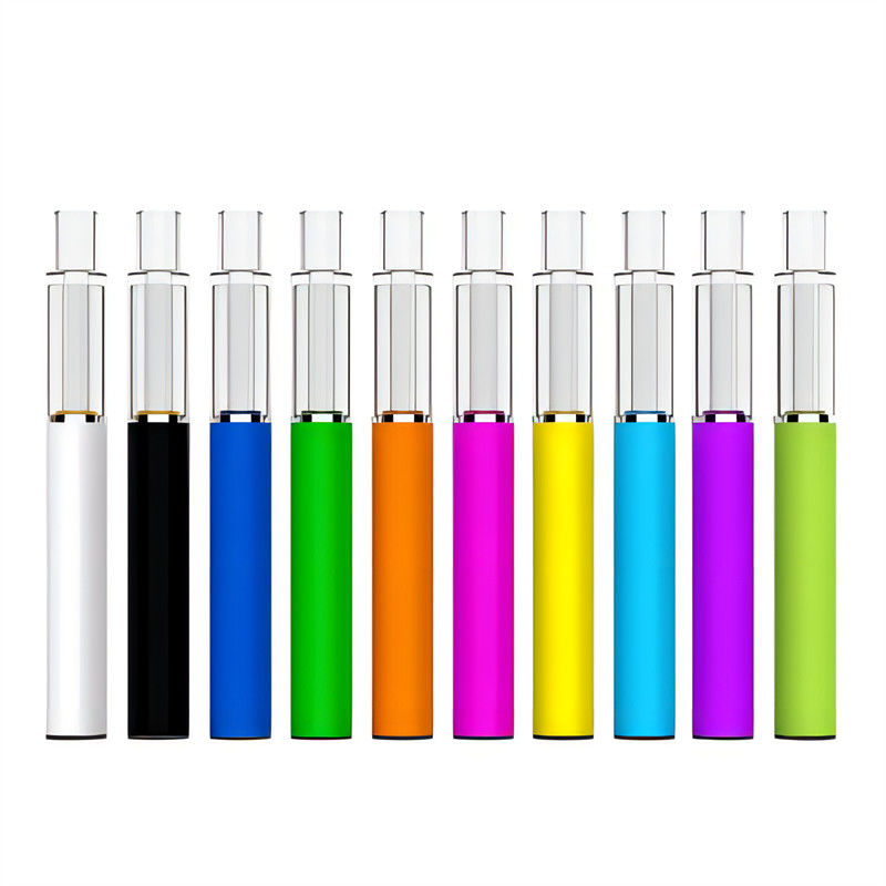 0.5ml 1.0ml Full Glass CBD Vape Pen Disposable OEM ODM With Customized Logo