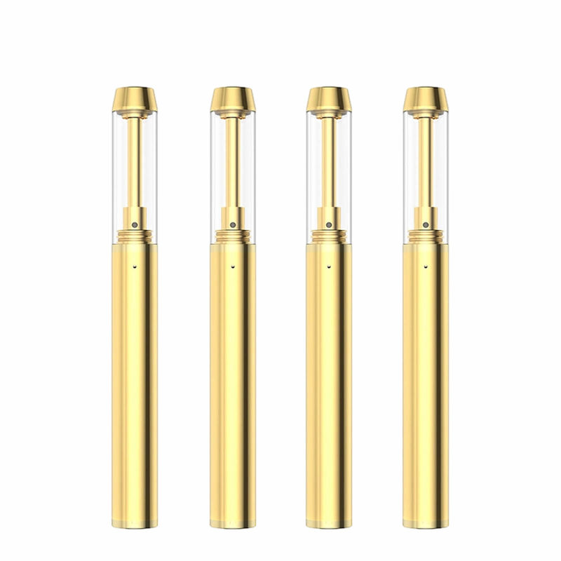 0.5/1.0/2.0mL Gold Tip CBD oil Vape Pen Device With Ceramic Coil