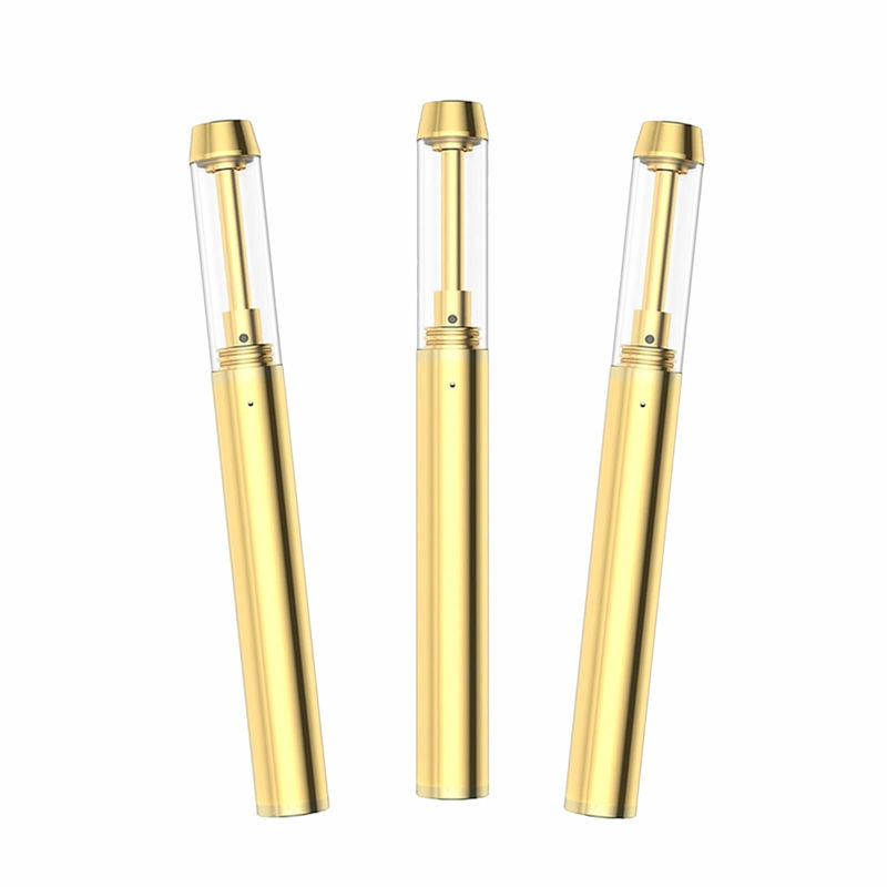 0.5/1.0/2.0mL Gold Tip CBD oil Vape Pen Device With Ceramic Coil