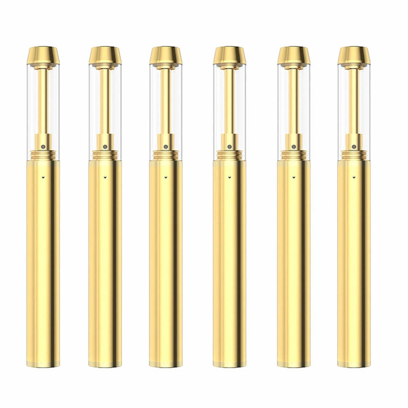 0.5/1.0/2.0mL Gold Tip CBD oil Vape Pen Device With Ceramic Coil